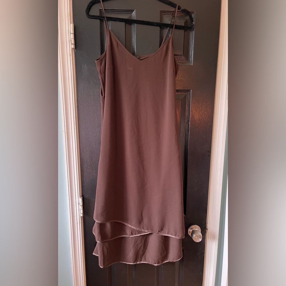 H&M Chocolate Slip Dress